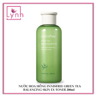 {CHÍNH HÃNG}Nước Hoa Hồng Innisfree Green Tea Balancing Skin EX 200ml