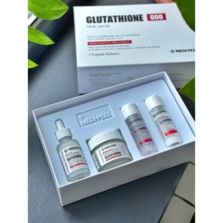 Sét Dưỡng Trắng Cấp Ẩm Phục Hồi Da Medi-Peel Bio-Intense Gluthione 600 Multi Care Kit - Hàn Quốc BONGSHOPAUTHENTIC