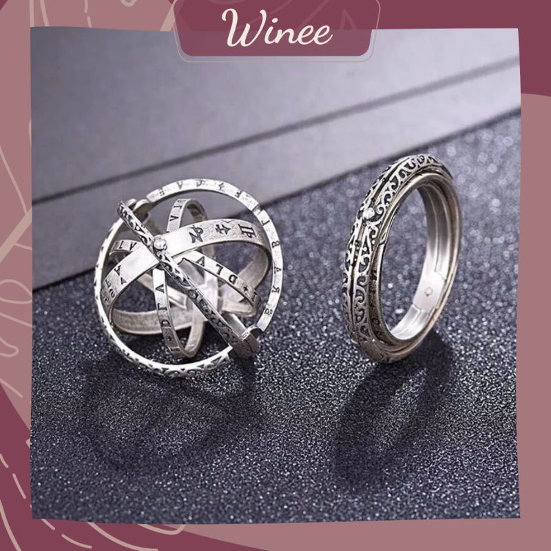 Nhẫn đa chức năng size to kiêm mặt vòng cổ nam nữ hỗn thiên nghi cá tính winee_accessories