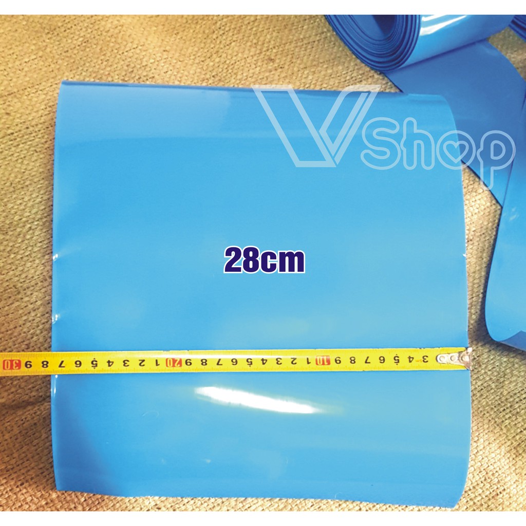 Màng co nhiệt PE. chuyên đóng pin 18650. Bản rộng: 7cm, 12cm, 16cm, 28cm