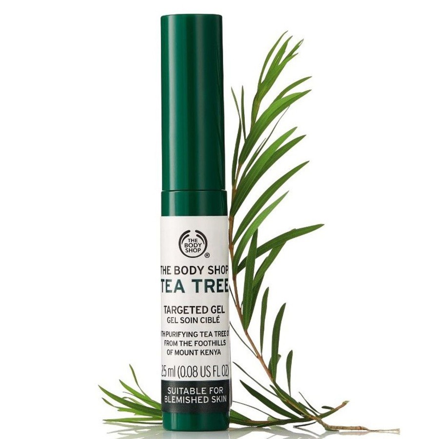 [CÓ HÓA ĐƠN LOTTEDUTYFREE]  Gel ngăn ngừa Thâm mụn The Body Shop Tea Tree Targeted Gel 2.5ml