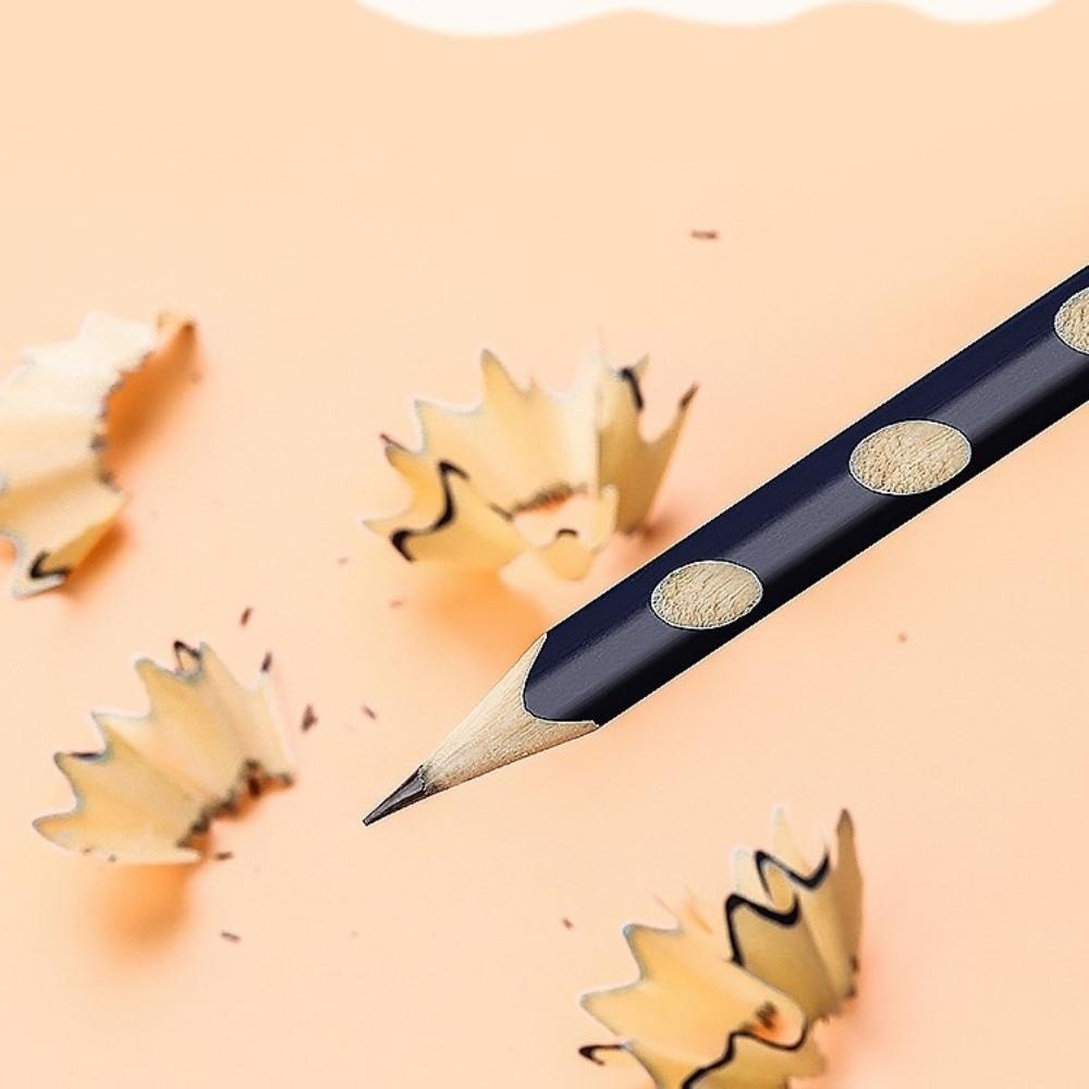 Bút chì 2B dạng khoét ô Pison giúp định hình chuẩn tư thế cầm bút cho bé