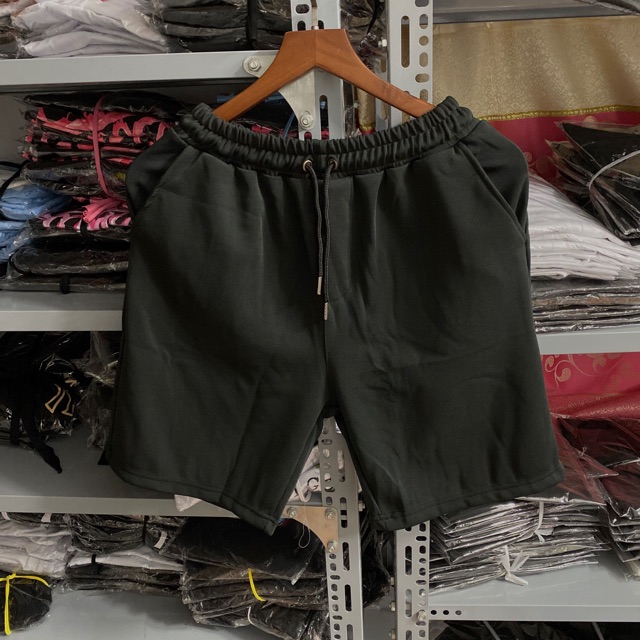 Quần short thun Basic trơn unisex nam nữ chất poly co giãn phong cách thể thao - Valu Store | BigBuy360 - bigbuy360.vn