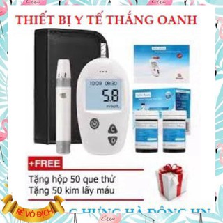 Máy đo tiểu đường Safe-Accu ( TẶNG 50TEST + KIM CHÍCH MÁU)