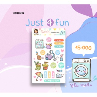 FULL COMBO 9 BỘ STICKER DÁN TRANG TRÍ