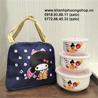 hộp đựng cơm - hộp đựng cơm thủy tinh