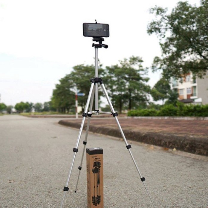 Giá đỡ điện thoại 3110 - Kèm kẹp điện thoại 3 chân-Gậy livestream, quay tiktok ,quay video,chụp ảnh chống rung