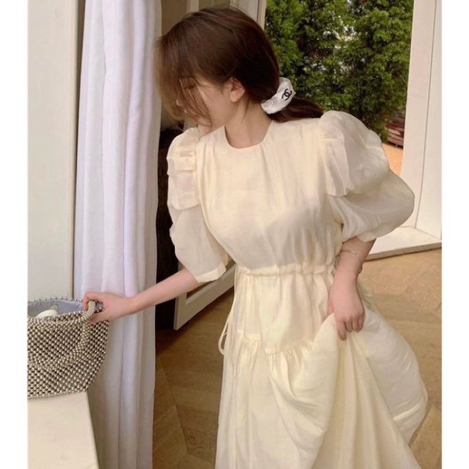 Váy maxi dáng dài tơ nến mềm mại,Đầm dài dễ thương đi biển rhstore