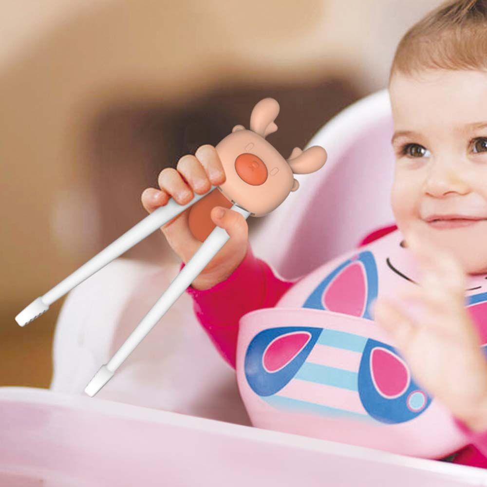 Đũa Silicone Tập Ăn Cho Bé Có Thể Tái Sử Dụng