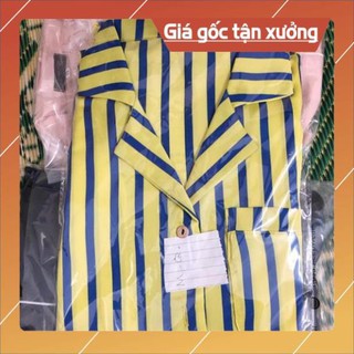 [FREESHIP-HÀNG THIẾT KẾ] Bộ pijama lụa cao cấp cộc tay full size