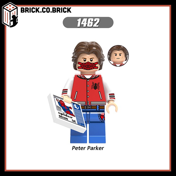 X0282 -  Đồ chơi lắp ráp minifigure và non lego siêu anh hùng Spider Man, Silk, Knull, Peter Parker trong vũ trụ Marvel