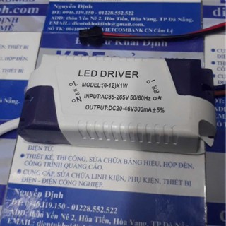 Mua driver LED  tăng phô LED 8-12x1W  các loại 9W/10W/12W  trong nhà kde2346