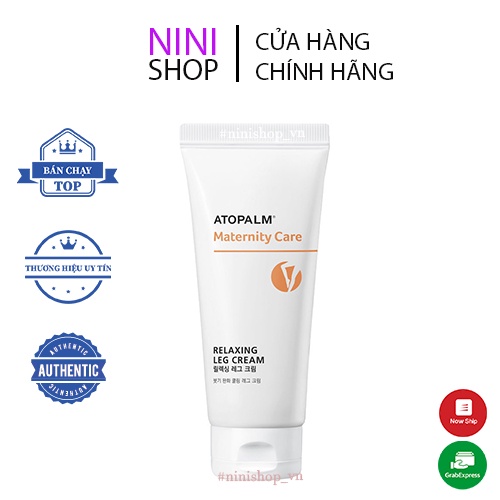 Kem dưỡng da chân atopalm maternity care relaxing leg cream 150ml - ninishop