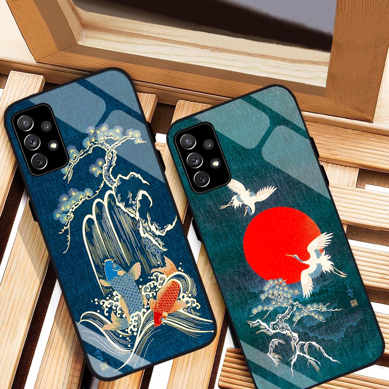 Ốp Lưng SAMSUNG A32 4G, A52 5G, A52S 5G, A72 Mặt kính cường sang trọng, cao cấp, sáng bóng