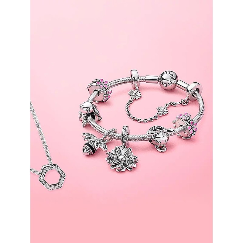 CHARM PAN ALE THỎ NGỌC ĐÍNH ĐÁ BẠC S925 THUẦN KHIẾT HÀNG CAO CẤP