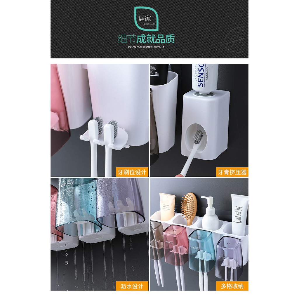 Hộp đựng bàn chải đánh răng phòng tắm tiện lợi tiết kiệm diện tích.