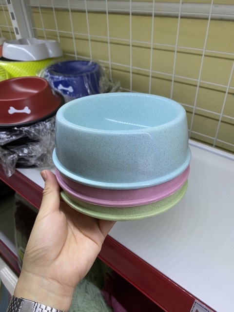 Bát ăn đơn lúa mạch cho thú cưng - Bát đơn lúa mạch cho chó mèo cực bền