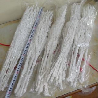 1 BÓ CÂY DẺO TRẮNG 60CM ( 10 CÂY )