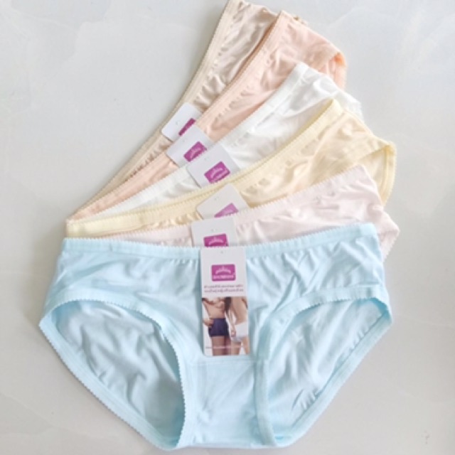 Quần lót cotton thái Lan mịn đẹp - Quần lót trơn