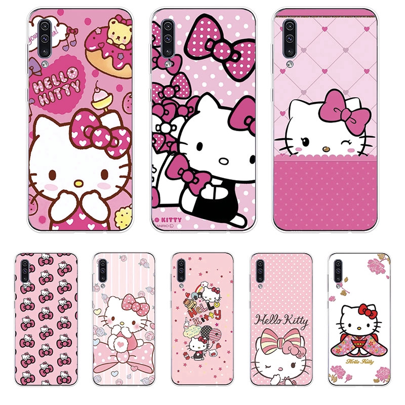 Ốp Lưng Samsung Galaxy A10 A20 A30 A40 A50 A70 A80 TPU mềm Case Hello Kitty