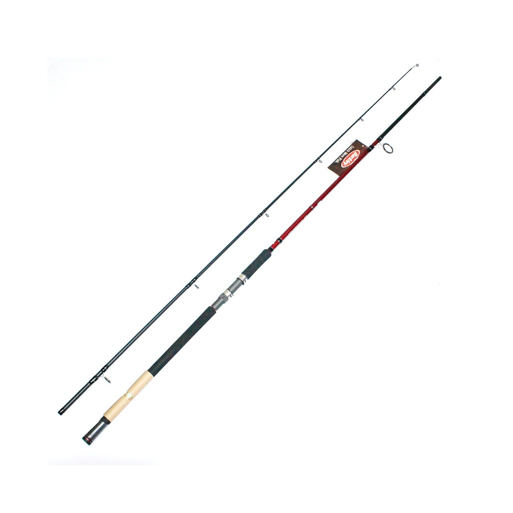 Cần Câu Máy Hai Khúc Abu Garcia Bass Patrol 3m Màu Đỏ - Cần Câu Chính Hãng