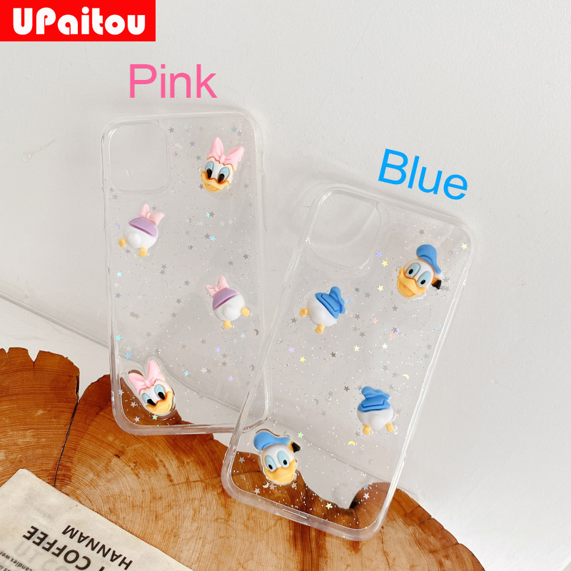 DONALD DUCK ốp điện thoại Kim Tuyến Nước Hình Vịt Cho Iphone 12 11 Pro Max 12mini Se2020 X Xr Xs Max 7 8 6 6s Plus | BigBuy360 - bigbuy360.vn