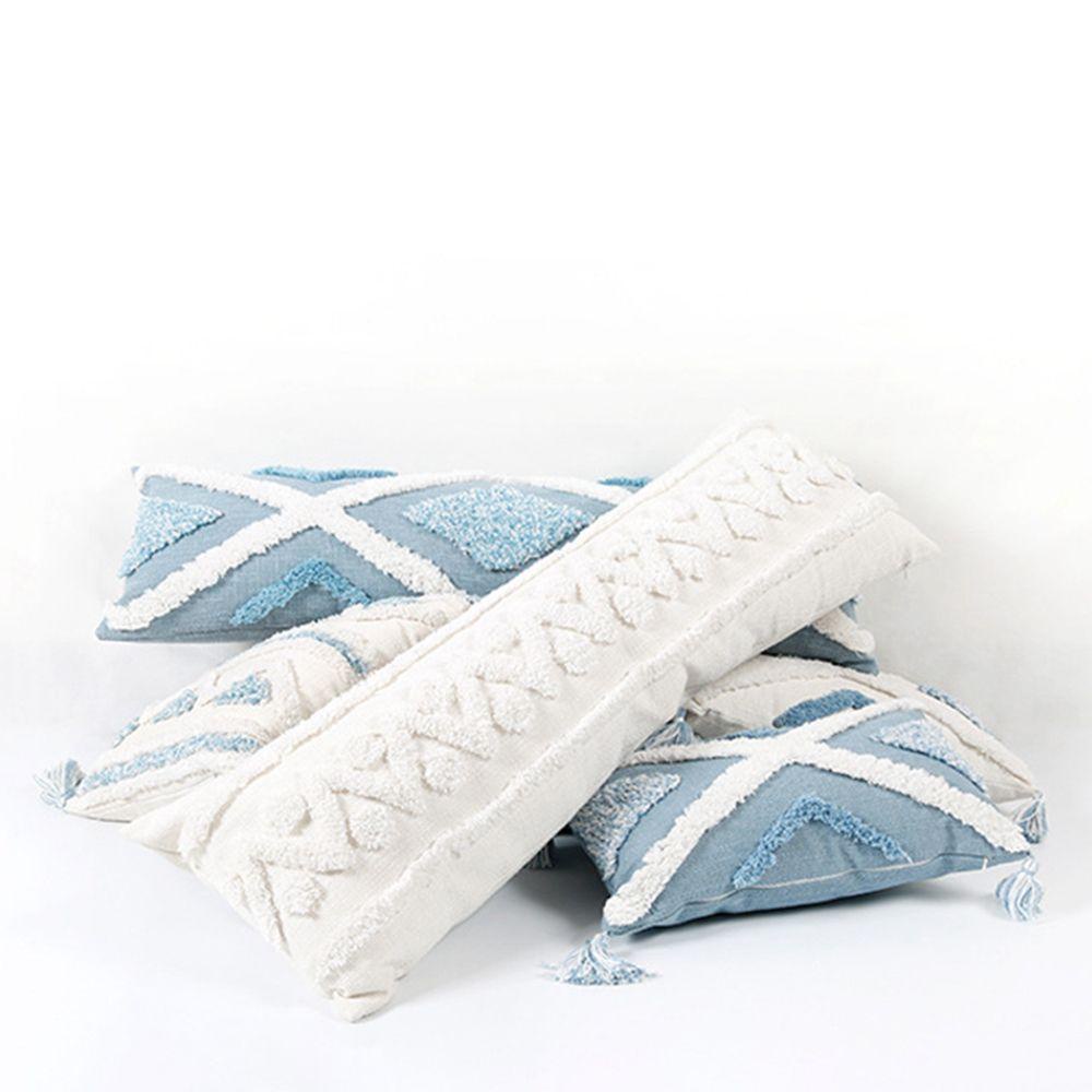 Vỏ Gối NICKOLAS 3 Hình Dạng Thêu Tua Rua Phong Cách Bohemian Dành Cho Phòng Khách Ốp