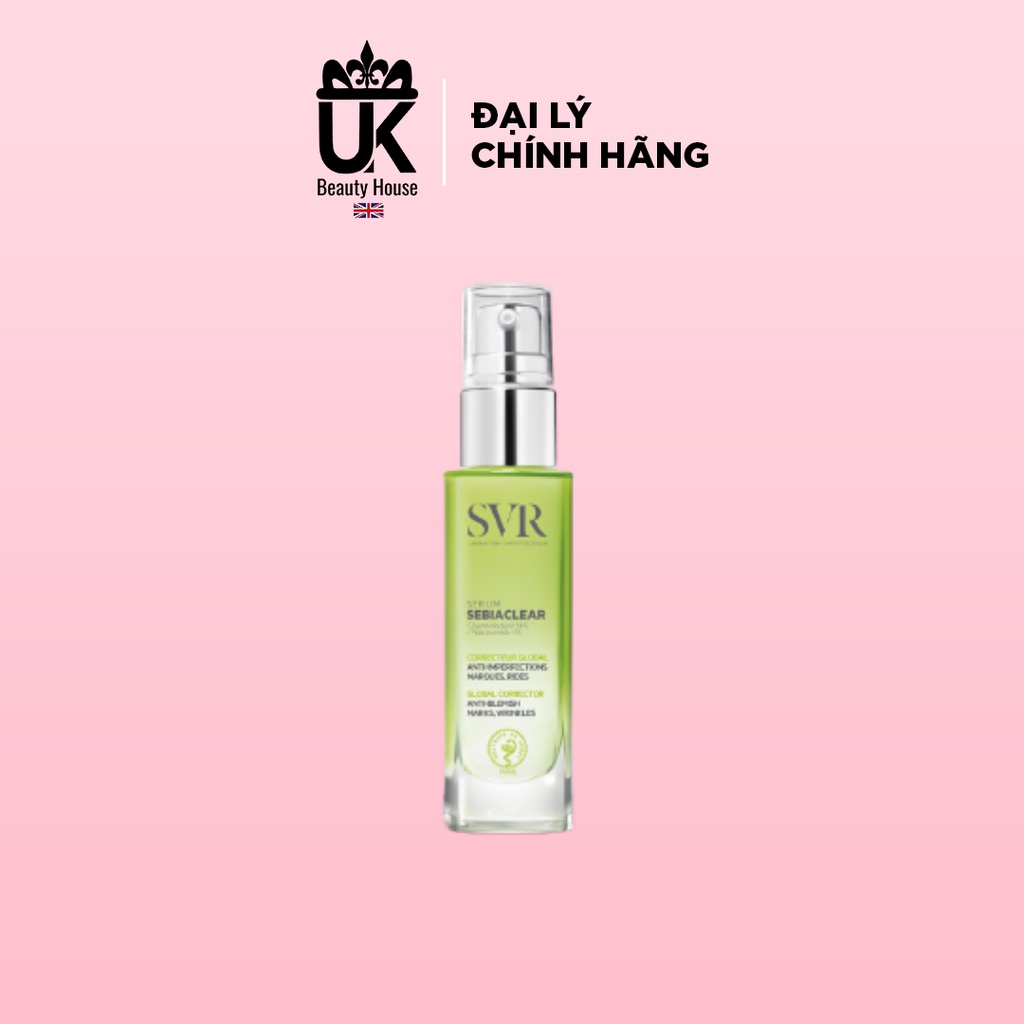 Tinh chất giảm mụn mờ thâm se khít lỗ chân lông SVR Sebiaclear SVR 30ml