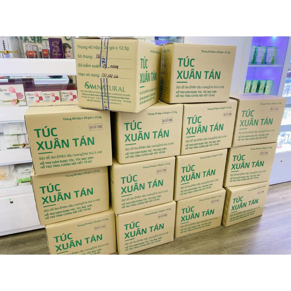 Túc Xuân Tán Sam Natural - Tăng Cường Nội Tiết Tố Nữ 100% thảo dược – Hàng chính hãng công ty – Hạn sử dụng 2023