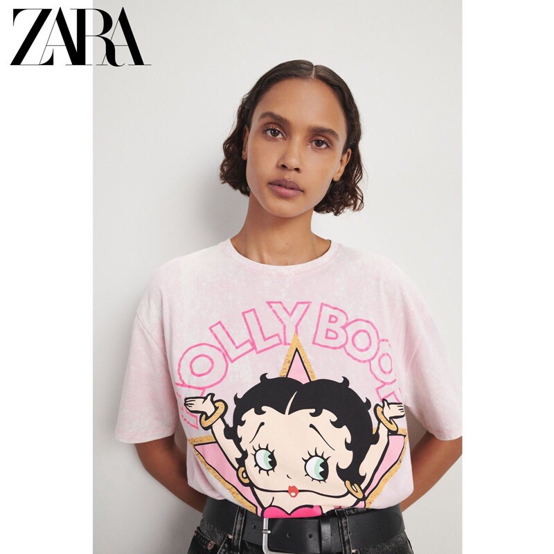 ÁO THUN ZARA IN HÌNH HÀNG XUẤT