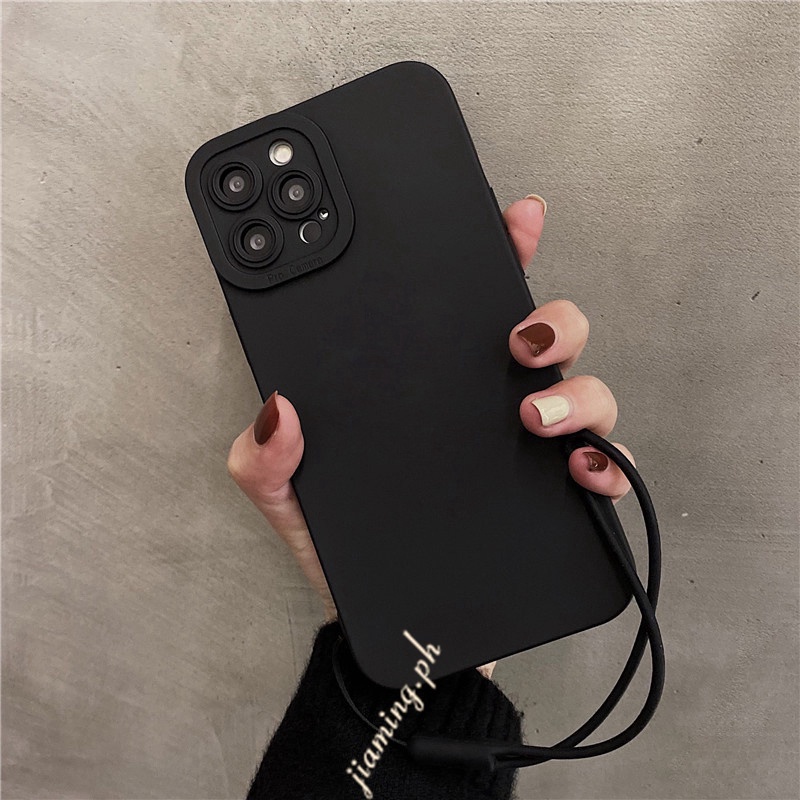 Ốp Điện Thoại Silicone Mềm Màu Đen Cho Realme C35 C31 C25S C25Y C25 C21Y C21 C20 C17 C15 C12 C11 9i 9 8 8i 6i 5i 5S 5 C3 Pro Plus