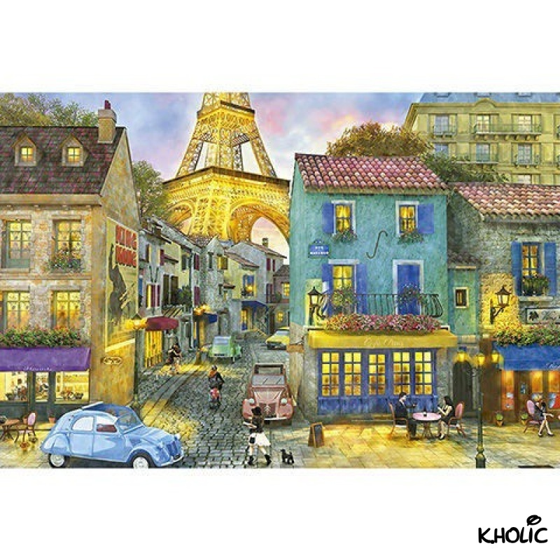 Paris, jigsaw puzzle, 300/500/1000 pieces ghép hình bằng gỗ, đồ chơi