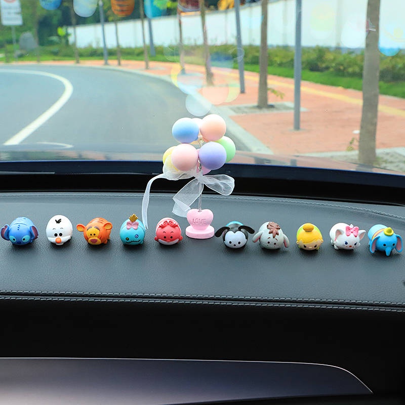 Car Interior Decoration Ornament Women's Car Car Creativity Cartoon Cute Cute Internet Celebrity Little Doll Car Decoration Supplies car accessories WUbV