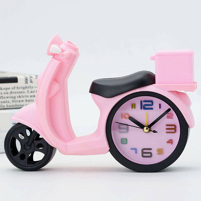 Phim hoạt hình Đồng hồ báo thức dễ thương Sinh viên Girl Heart Trường trung học Ký túc xá Thời gian Xem Phòng ngủ Giường