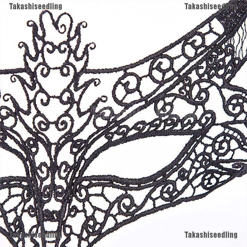 Mặt Nạ Ren Đen Hóa Trang Độc Đáo