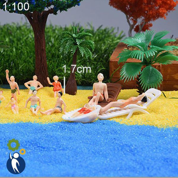 Mô hình mini trang trí, Người Mô Hình Bãi Biển 1:100 (x1 con)