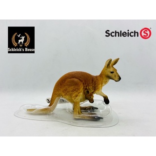 Mô hình động vật , đồ chơi con vật Schleich chính hãng Chuột túi Kangaroo và con 14756 - Schleich House