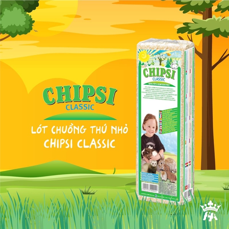 Mùn cưa Chipsi - thấm hút cực tốt - khử mùi siêu hay dành cho hamster/ thỏ/ bọ/sóc/...