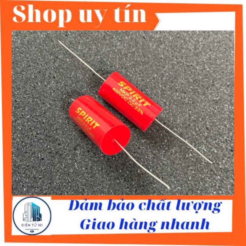 Tụ lọc phân tần cản loa treble  2.2uf 400v hàng cao cấp