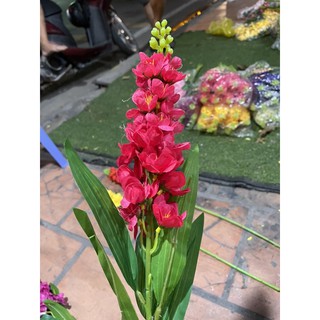 cành  hoa phi  yến  lụa  việt nam