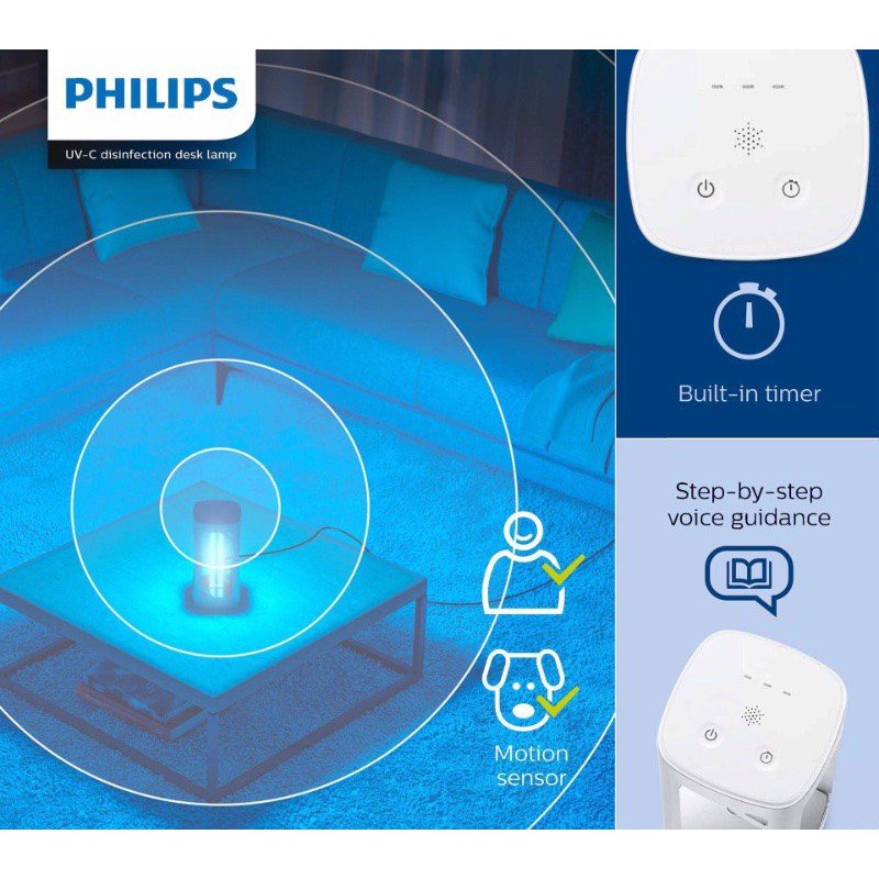 Đèn Diệt Khuẩn Philips UV-C diệt vi khuẩn, nấm mốc, virus - làm sạch không khí