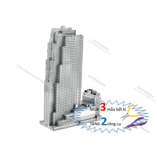 Mô Hình Lắp Ghép kim Loại 3D Tòa Nhà Trung tâm thương mại Rockefeller 30