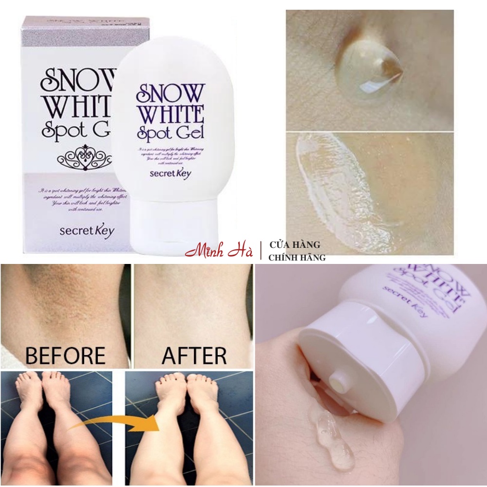 Gel giảm thâm Secret key Snow White Spot Gel 65g an toàn cho da