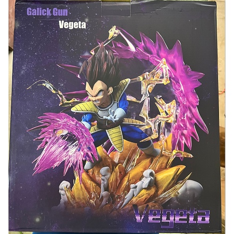 Mô hình Resin Dragon Ball chính hãng - Kaioken Goku vs Vegeta Sky Top Studio