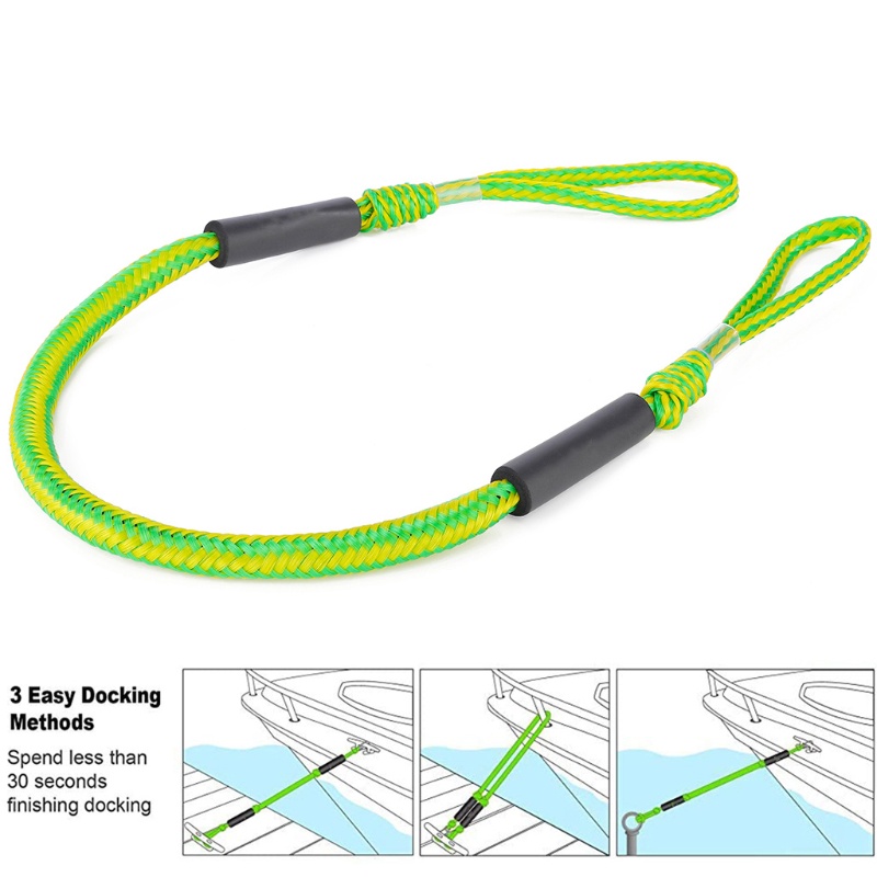 Bộ 2 Dây Thừng Bungee Co Giãn Chuyên Dụng Cho Thuyền Boa