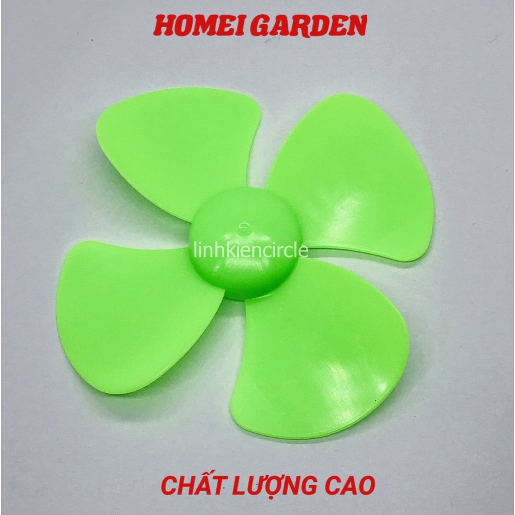 Cánh quạt nhựa mini 4 cánh 80mm trục 2mm hàng tốt rất bền