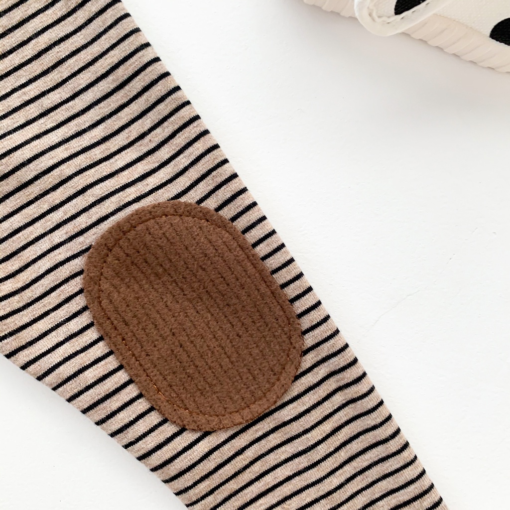 Quần Legging Cotton Mềm Mại Họa Tiết Kẻ Sọc Cho Bé Sơ Sinh 0-24 Tháng Tuổi