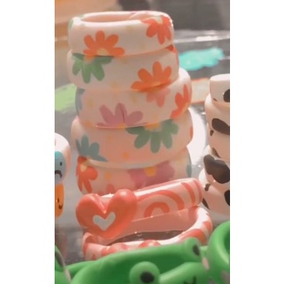Nhẫn Đất Sét Handmade Nhiều Màu Mùa Hè