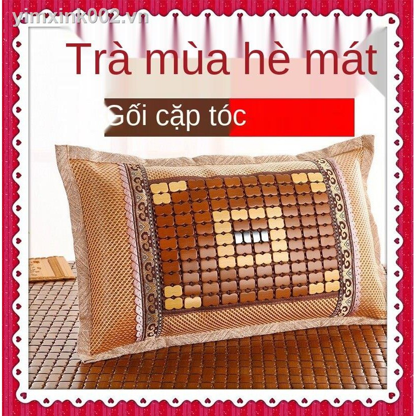 ۞►Mùa Hè Mát Mẻ Gối，Tre，vỏ gối ôm，  vỏ gối， nằm， cotton， thắng lợi cao su， cho bé，