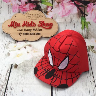(Ảnh Thật) Mũ lưỡi trai siêu nhân nhện Spider Man #mũbétraivàgái